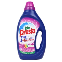 BIO PRESTO DETERSIVO LIQUIDO TOTAL 4+1 BUCATO LAVATRICE COLOR 21 LAVAGGI