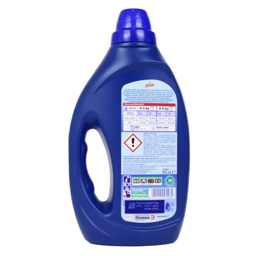 BIO PRESTO DETERSIVO LIQUIDO TOTAL 4+1 BUCATO LAVATRICE CLASSICO 21 LAVAGGI