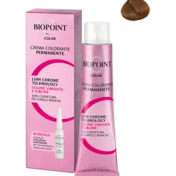 BIOPOINT 7.43 BIONDO MEDIO RAMATO DORATO + FIALA SERUM PERSONAL PROFESSIONAL COLOR CREMA COLORANTE PERMANENTE