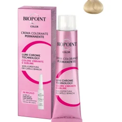 BIOPOINT 10 BIONDO PLATINO + FIALA SERUM PERSONAL PROFESSIONAL COLOR CREMA COLORANTE PERMANENTE