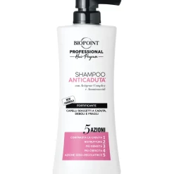 BIOPOINT PROFESSIONAL ANTICADUTA SHAMPOO FORTIFICANTE 5 AZIONI CAPELLI SOGGETTI A CADUTA, DEBOLI E FRAGILI 400 ML