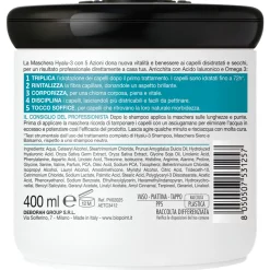 BIOPOINT PROFESSIONAL MASCHERA SIERO HYALU-3 5 AZIONI CAPELLI DISIDRATATI AMINO SERUM+ACIDO IALLURONICO 400 ML