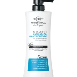 BIOPOINT PROFESSIONAL SHAMPOO ANTICADUTA & ANTIFORFORA RIEQUILIBRANTE 5 AZIONI 400 ML