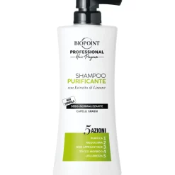 BIOPOINT PROFESSIONAL SHAMPOO PURIFICANTE SEBO NORMALIZZANTE 5 AZIONI CAPELLI GRASSI 400 ML