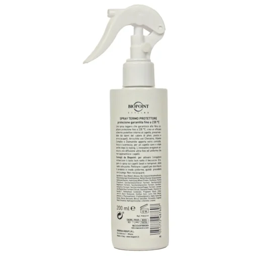 BIOPOINT STYLING SPRAY TERMO PROTETTORE PROTEZIONE GARANTITA FINO A 230° 200 ML