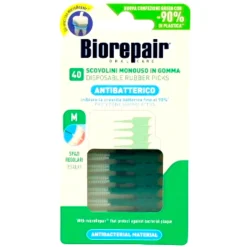 BIOREPAIR 40 SCOVOLINI IN GOMMA ANTIBATTERICO MISURA M PER SPAZI REGOLARI