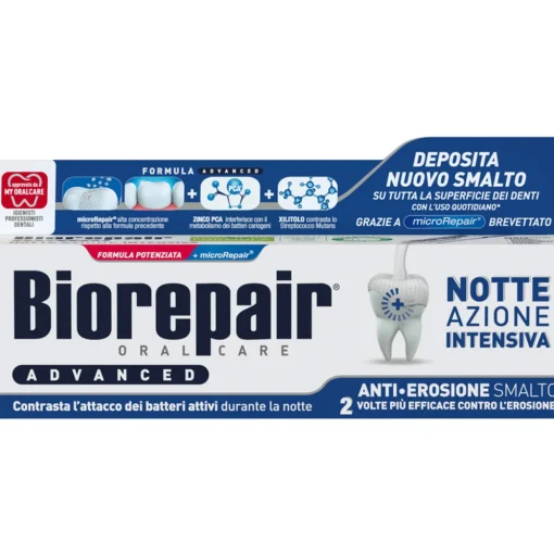 BIOREPAIR DENTIFRICIO ADVANCED NOTTE AZIONE INTENSIVA ANTI EROSIONE SMALTO 75 ML