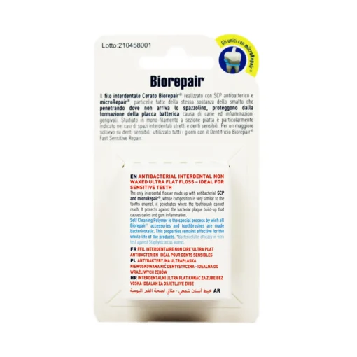 BIOREPAIR FILO INTERDENTALE NON CERATO ULTRA PIATTO 30 MT ALLA MENTA FRESCA