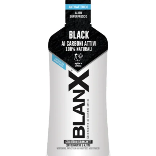 BLANX COLLUTORIO BLACK CARBONI ATTIVI 100% NATURALI SBIANCANTE 500 ML