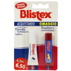 BLISTEX POMATA TUBETTO 6 GRAMMI+STICK RASPBERRY LEMONADE 4,25 GRAMMI