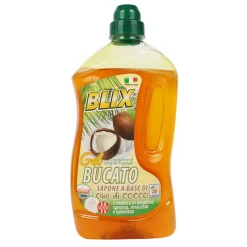 BLIX GEL BUCATO A MANO E LAVATRICE A BASE DI OLIO DI COCCO 20 LAVAGGI 1000 ML
