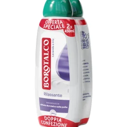 BOROTALCO BAGNODOCCIA RILASSANTE LAVANDA E IRIS 450 ML - 2 PEZZI