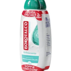 BOROTALCO BAGNODOCCIA RINFRESCANTE MUSCHIO BIANCO 450 ML - 2 PEZZI