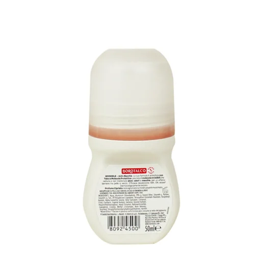 BOROTALCO DEODORANTE ROLL-ON INVISIBLE PROFUMO TALCO CIPRIATO 50 ML