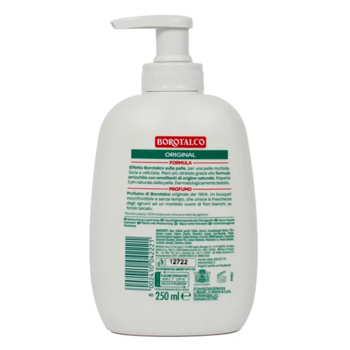 BOROTALCO SAPONETTA LIQUIDO MANI IDRATANTE 250 ML