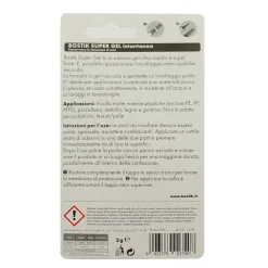 BOSTIK SUPER GEL ADESIVO ISTANTANEO 3 grammi IN CRAVATTA