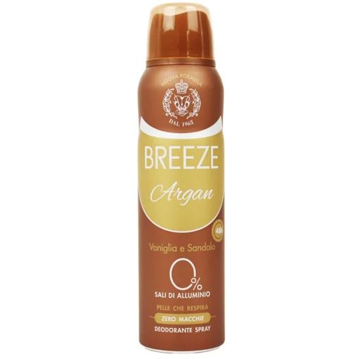 BREEZE DEODORANTE SPRAY 48H ARGAN 150 ML