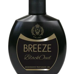 BREEZE DEODORANTE SQUEEZE PROFUMATO UOMO BLACKOUD LEGNO DI CEDRO E SPEZIE 100 ML 48H