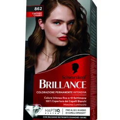 BRILLANCE 862 CASTAN CHIARO COLORAZIONE PERMANENTE INTENSIVA FINO A 10 SETTIMANE