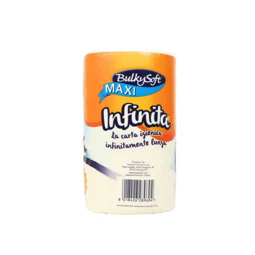 BULKYSOFT CARTA IGIENICA INFINITA 4 ROTOLI 340 STRAPPI 2 VELI
