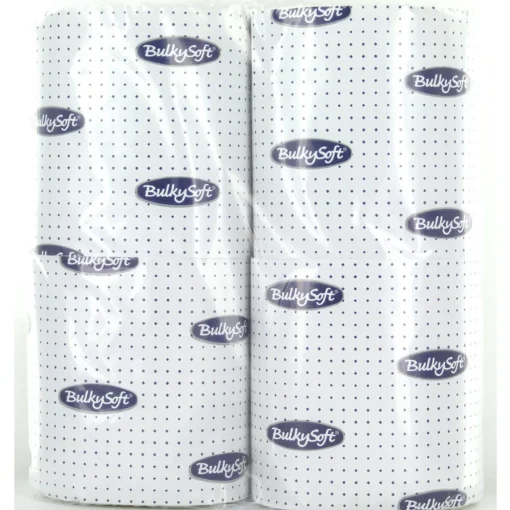 BULKYSOFT CARTA IGIENICA FASCETTATA 2 VELI 4 ROTOLI 190 STRAPPI