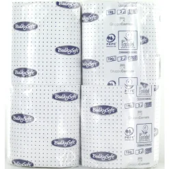 BULKYSOFT CARTA IGIENICA FASCETTATA 2 VELI 4 ROTOLI 190 STRAPPI