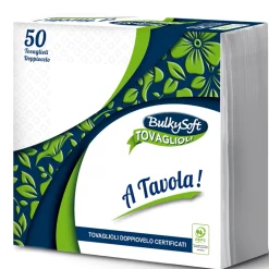 BULKYSOFT TOVAGLIOLI MISURA 38x38 2 VELI 50 PEZZI