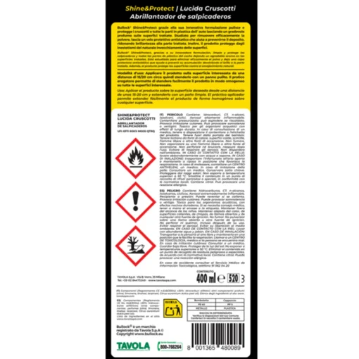 BULLOCK LUCIDA CRUSCOTTI SHINE & PROTECT BOMBOLA SPRAY 400 ML