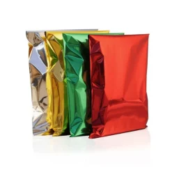 BUSTA REGALO METALLIZZATA VERDE 25x40 50 PZ. LUCIDA