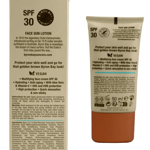 BYRON BAY CREMA VISO SPF30 TRAVEL 50 ML