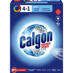CALGON POLVERE 4 IN 1  ANTICALCARE ANTISPORCO ANTICORROSIONE ANTI CATTIVI ODORI 900 GR 18 LAVAGGI