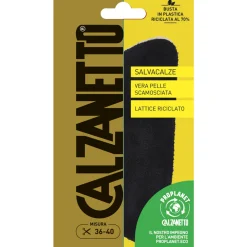 CALZANETTO SALVACALZE VERA PELLE SCAMOSCIATA LATTICE RICICLATO PROPLANET 1 PAIO MISURA 36-40 DONNA