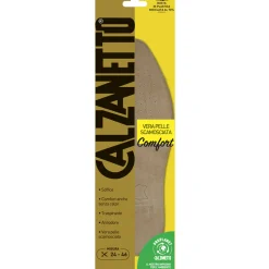 CALZANETTO SOLETTA VERA PELLE SCAMOSCIATA COMFORT PROPLANET 1 PAIO MISURA 24-46