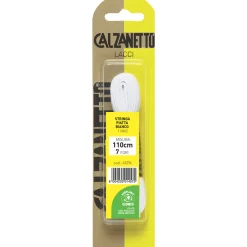 CALZANETTO STRINGA PIATTA PROPLANET CM.110 7 FORI 1 PAIO BIANCO