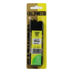 CALZANETTO STRINGA TONDA CM.90 2 PAIA NERO