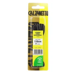 CALZANETTO STRINGA TONDA PROPLANET CM 110 7 FORI 1 PAIO NERO/GRIGIO
