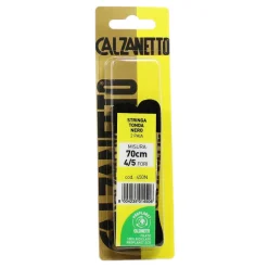 CALZANETTO STRINGA TONDA PROPLANET CM.70 4/5 FORI 2 PAIA NERO