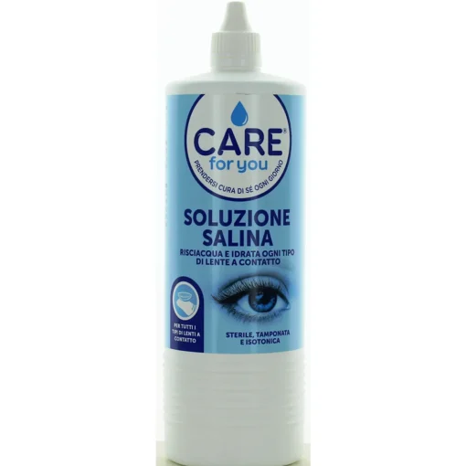 CARE FOR YOU SOLUZIONE SALINA RISCIACQUA OGNI TIPO DI LENTI A CONTATTO 500 ML