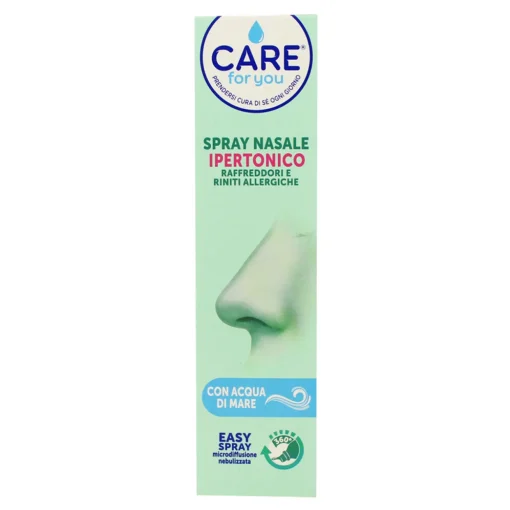 CARE FOR YOU SPRAY NASALE IPERTONICO RAFFREDDORI E RINITI ALLERGICHE 125 ML