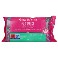 CAREFREE SALVIETTE INTIME 20 PZ.ALOE E THE VERDE