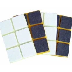 CASAMIA FELTRINO MILLIMETRI 33x33 PEZZI 12 (COLORI ASSORTITI MARRONI E BIANCHI)