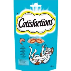 CATISFACTIONS DELIZIOSO SALMONE BUSTA 60 Grammi  Alimento per Gatti