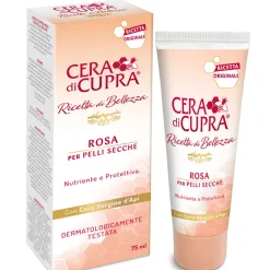 CERA DI CUPRA RICETTA DI BELLEZZA CREMA ROSA PER PELLI SECCHE TUBO 75 ML