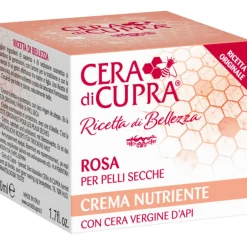CERA DI CUPRA RICETTE DI BELLEZZA ROSA CREMA NUTRIENTE PELLI SECCHE VASO 50 ML