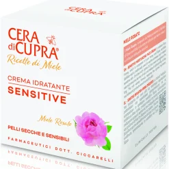 CERA DI CUPRA RICETTE DI MIELE CREMA VISO IDRATANTE SENSITIVE MIELE ROSATO PELLI SECCHE e SENSIBILI 50 ML