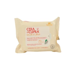 CERA DI CUPRA RICETTE DI MIELE 20 SALVIETTE STRUCCANTI VISO e OCCHI