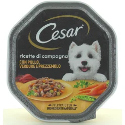 CESAR POLLO & MISTO DI VEDURE VASCHETTA 150g