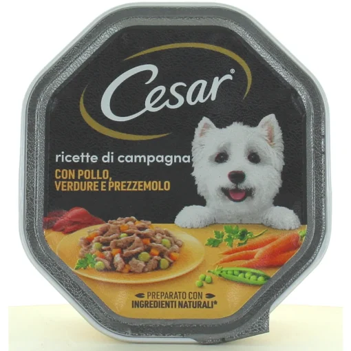 CESAR POLLO & MISTO DI VEDURE VASCHETTA 150g