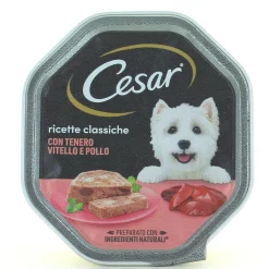 CESAR TENERO PATE' VITELLO & POLLO VASCHETTA 150g