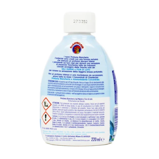 CHANTECLAIR I CONCENTRATI PROFUMA BIANCHERIA SALI MARINI e FIOR DI LOTO 220 ML